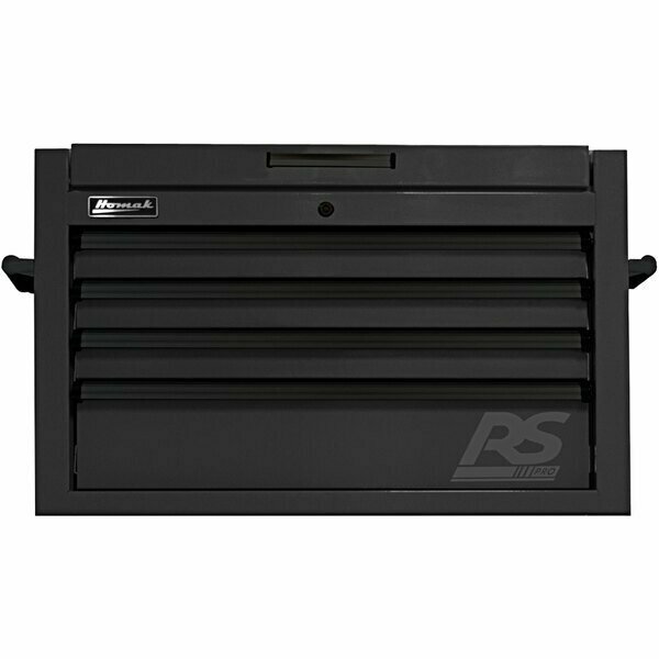 Homak RS Pro 36'' Black 4-Drawer Top Chest BK02036040 571BK02036040